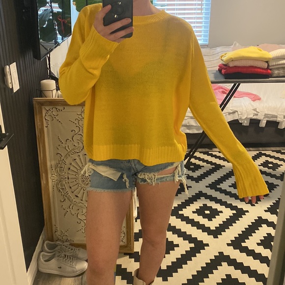 H&M mustard knit sweater - Picture 6 of 10